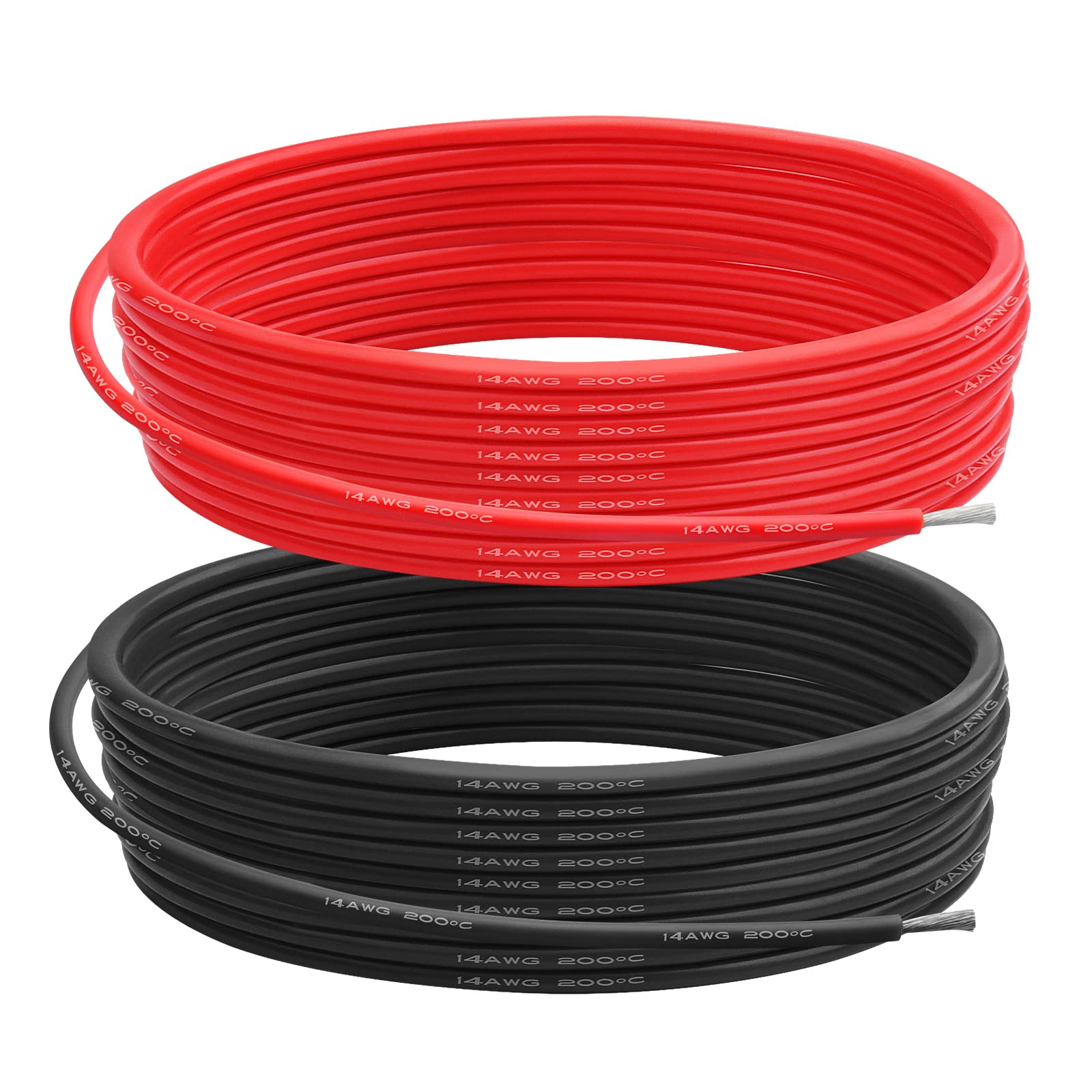 Wire 22 Gauge Copper - Fio Elétrico de Silicone Preto e