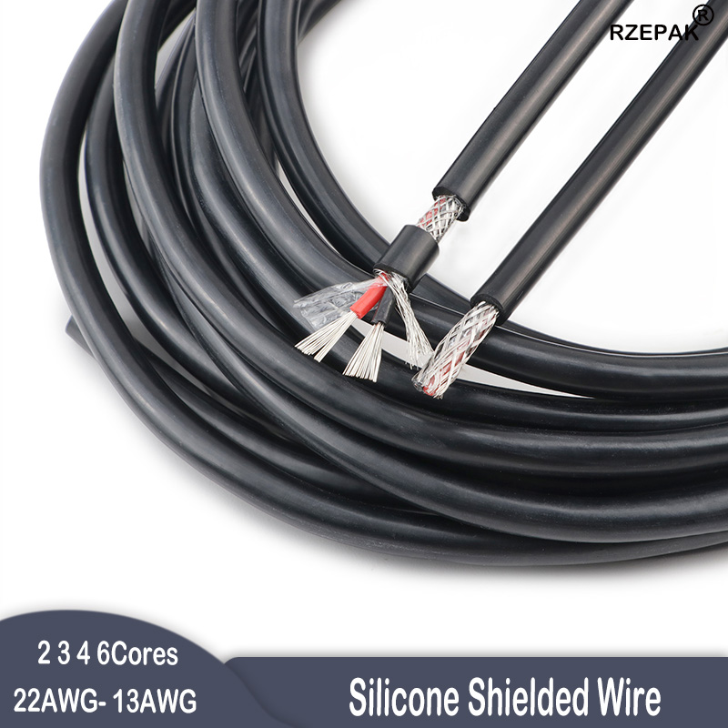 Wire 22 Gauge Copper - Cabo Multicore Blindado de Borracha de