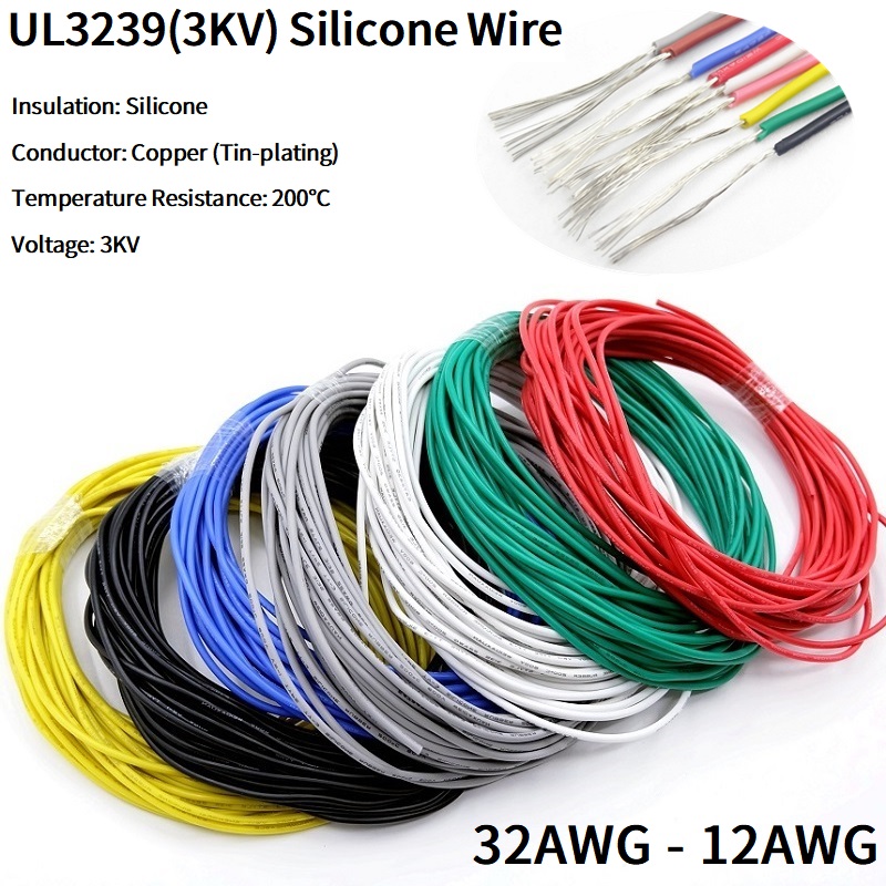 Wire 22 Gauge Copper - Fio de cobre 2m/5m, 32 28
