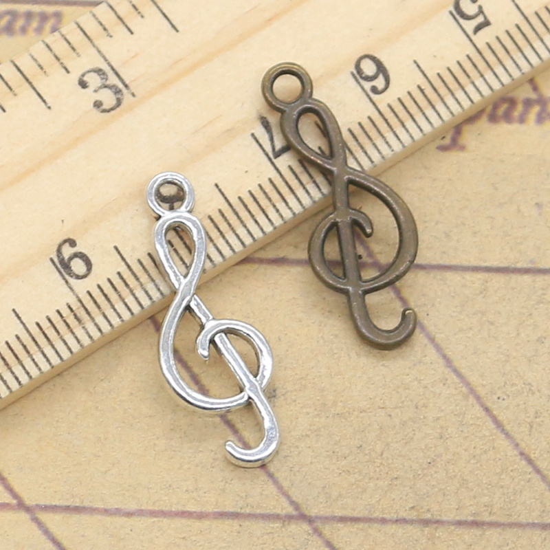 Jewelry Making Notes - 20 peças de Charms em Forma