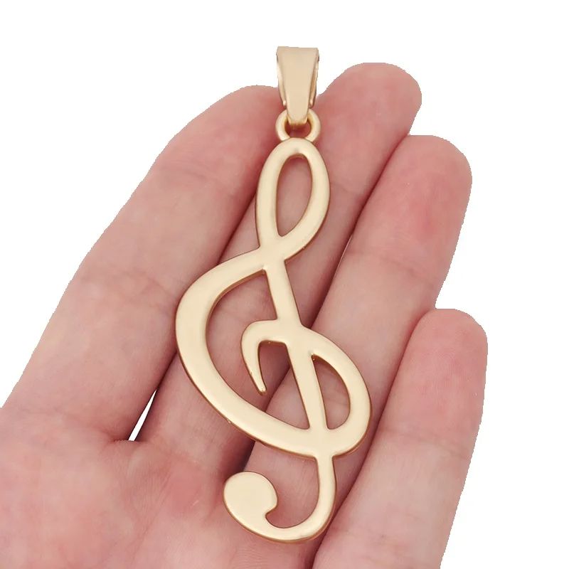 Jewelry Making Notes - 1 x fosco ouro cor grande