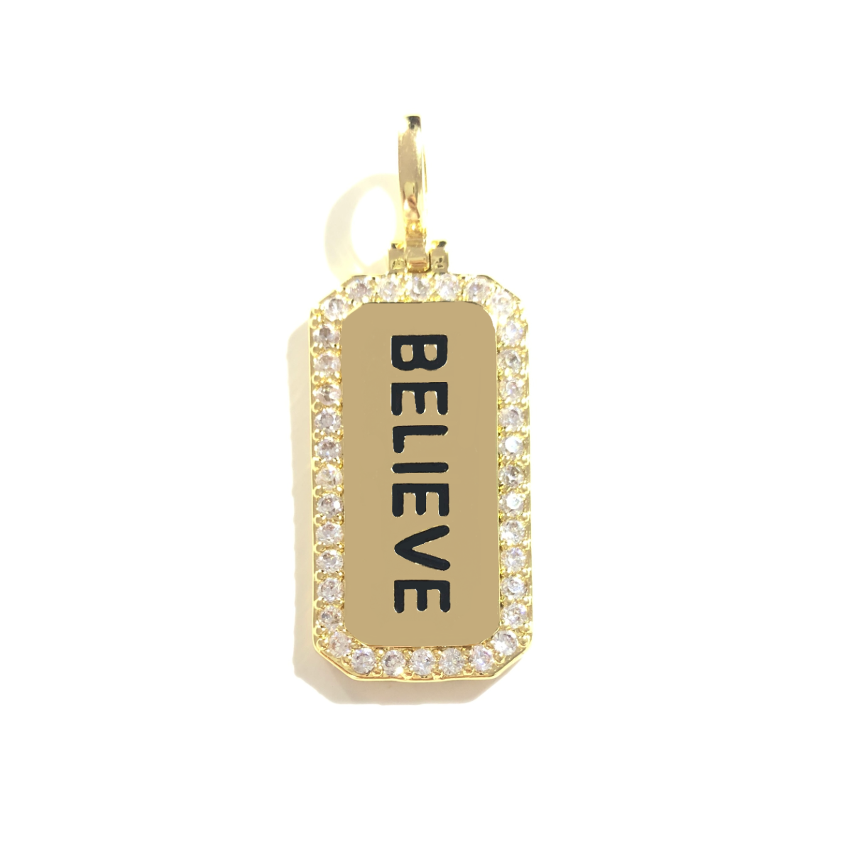 5 pçs acreditar palavra tag ch - Jewelry Making Quotes avaliação e preço
