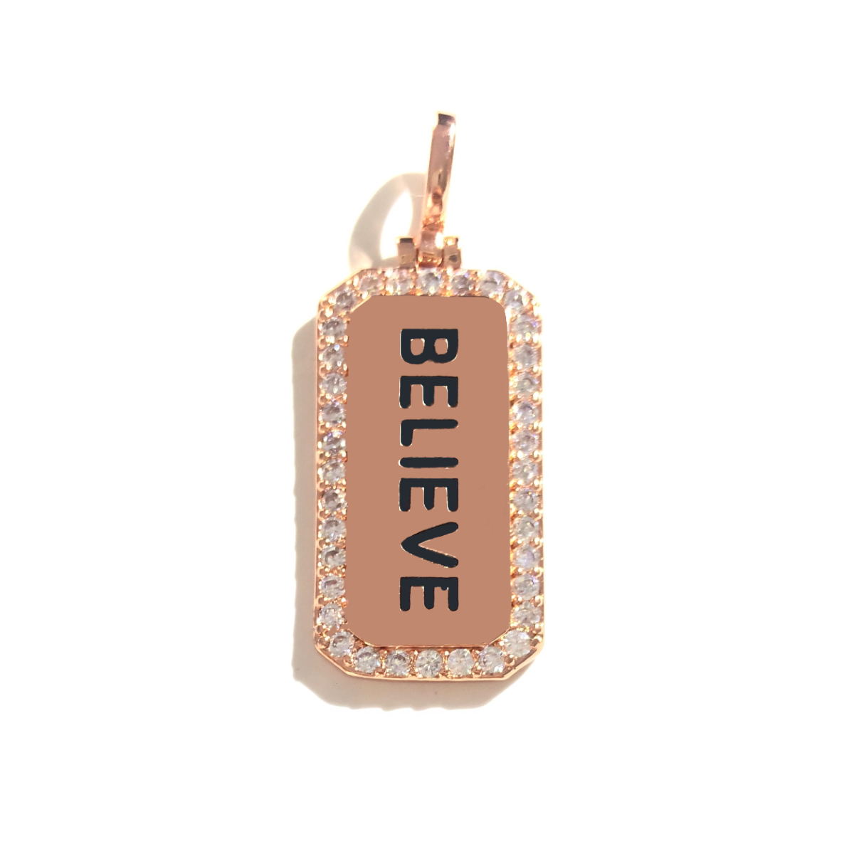 5 pçs acreditar palavra tag ch - Jewelry Making Quotes avaliação e preço