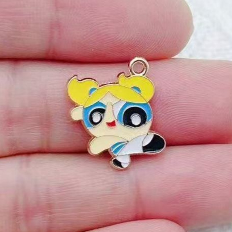 10 peças de pingente de menina - Jewelry Making Factory avaliação e preço