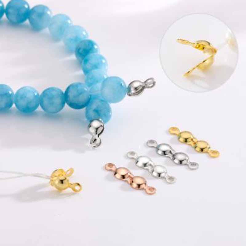 4 peças de Conectores de Crimp - Jewelry Making Factory avaliação e preço
