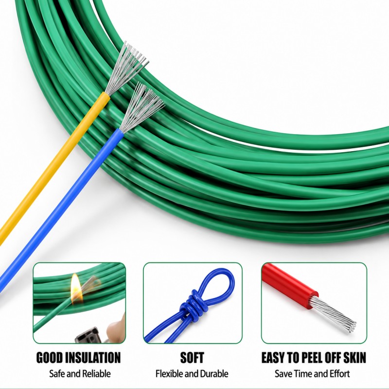 Fio Elétrico Multifilar de 1/5 - Wire 22 Gauge Copper avaliação e preço