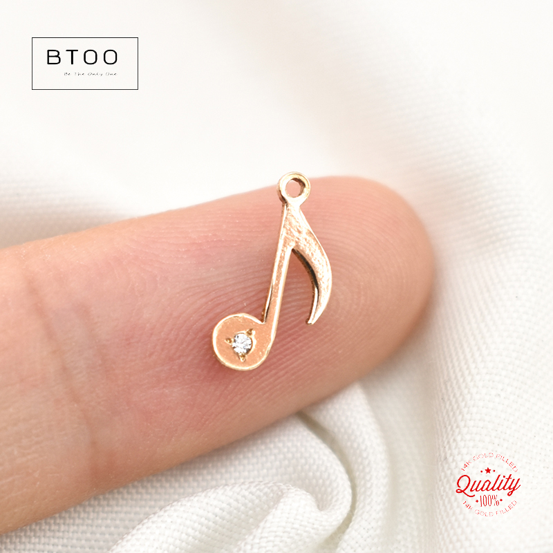Pingente em forma de nota musi - Jewelry Making Notes avaliação e preço